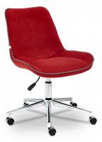 Кресло STYLE флок , бордовый, 10