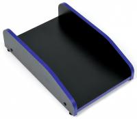 Подставка п/сист. блок StrikeRack NEO black/blue, черный/синяя кромка. Фото №1