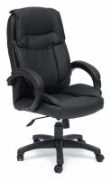 Компьютерное кресло OREON кож/зам, черный/черный перфорированный, 36-6/36-6/06 (id:  )