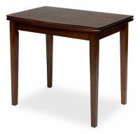 Стол TEODORO (mod. F-SHR3624RD W4) дерево гевея/мдф, 60x90(90x120)x76см, walnut (орех)