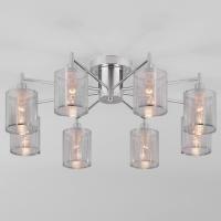 Потолочная люстра Eurosvet Tela 70109/8 хром фото Потолочная люстра Eurosvet Tela 70109/8 хром. Фото №1