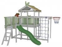 Комплекс игровой ДК5Б, бирюзовый, серый