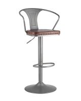 Стул барный TOLIX ARMS SOFT серебристый фото Стул барный TOLIX ARMS SOFT серебристый. Фото №1