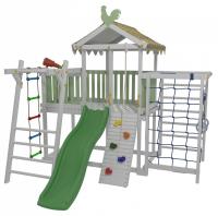 Комплекс игровой ДК2Б, бирюзовый, серый. Фото №1