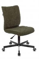 Кресло Бюрократ CH-330M хаки экомех крестовина металл черный. Фото №1