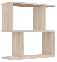 Стеллаж Polini Home Smart, древесина коричневая светлая дуб. Фото №1