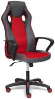 Кресло офисное TetChair Racer (металлик/красный) фото Кресло офисное TetChair Racer (металлик/красный)