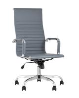 Кресло руководителя TopChairs City серый фото Кресло руководителя TopChairs City серый. Фото №1