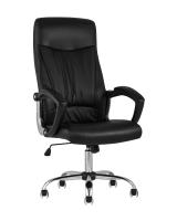 Кресло руководителя TopChairs Tower черное фото Кресло руководителя TopChairs Tower черное. Фото №1