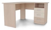 Стол компьютерный 1200 угловой Галерея дуб млечный/крем