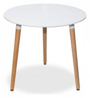 Стол Пиза 800*800*740 круглый Белый фото Стол Пиза 800*800*740 круглый Белый. Фото №1