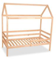 Кровать-домик Polini Kids Simple, коричневый фото Кровать-домик Polini Kids Simple, коричневый. Фото №1