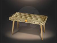 Банкетка с плетением Б4.6-1 фото Банкетка с плетением Б4.6-1. Фото №1