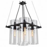 Подвесная люстра Arte Lamp Piatto A8586SP-4BK фото Подвесная люстра Arte Lamp Piatto A8586SP-4BK. Фото №1