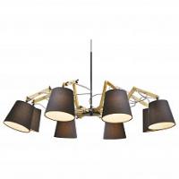 Подвесная люстра Arte Lamp Pinocchio A5700LM-8BK фото Подвесная люстра Arte Lamp Pinocchio A5700LM-8BK. Фото №1