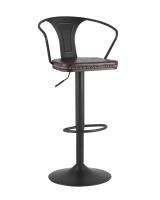 Стул барный TOLIX ARMS SOFT черный матовый фото Стул барный TOLIX ARMS SOFT черный матовый. Фото №1