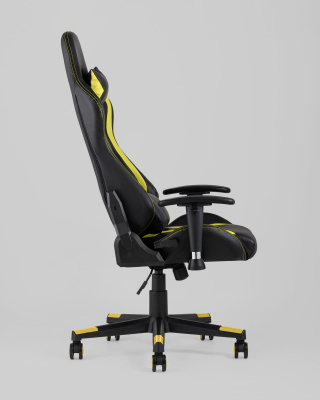 Кресло игровое TopChairs Cayenne желтое фото Кресло игровое TopChairs Cayenne желтое. Фото №4