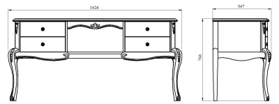 Стол туалетный Мокко ММ-316-06. Фото
