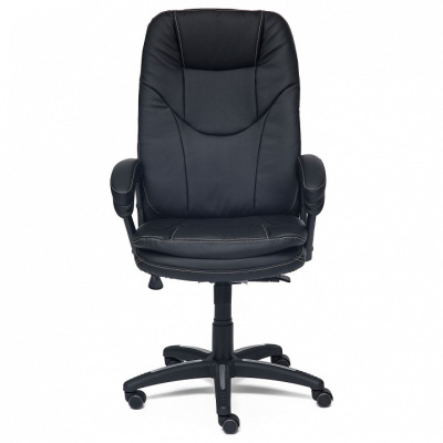 Компьютерное кресло COMFORT кож/зам, черный, PU-C36-6  id -. Фото