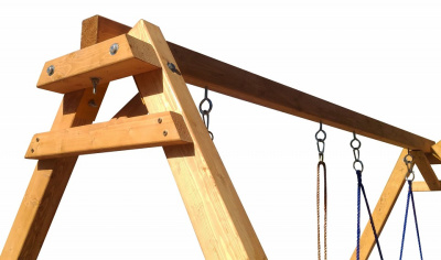 Качели детские Р911-15, коричневый фото Качели детские Р911-15, коричневый. Фото №5