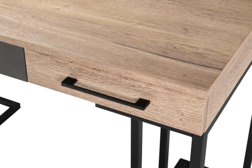 Стол рабочий лофт дуб табак графит . Фото №7