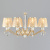 Подвесная люстра Eurosvet Alcamo 60103/8 перламутровое золото. Фото №1