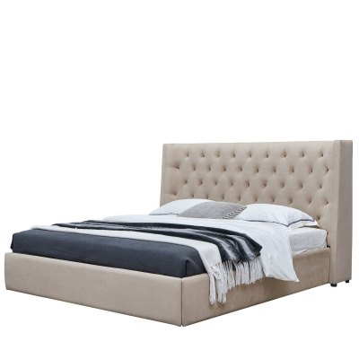 Кровать 1726 BEIGE бежевая. Фото №3
