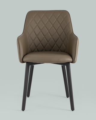 Стул Прайм экокожа коричневая фото Стул Прайм экокожа коричневая. Фото №5