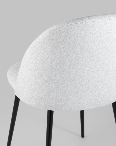 Стул Марсель микровелюр светло-серый. Фото №8