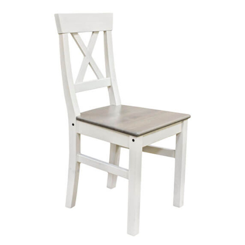 (1.8.2) Стул "Форест" белый воск УКВ/серый ("Елена"). Фото №1