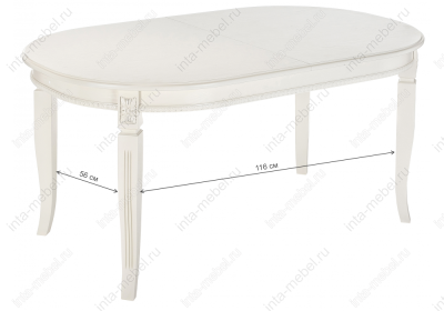 Стол деревянный Aviano молочный. Фото