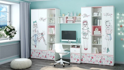 Полка навесная Малибу,белый фото Полка навесная Малибу,белый. Фото №3