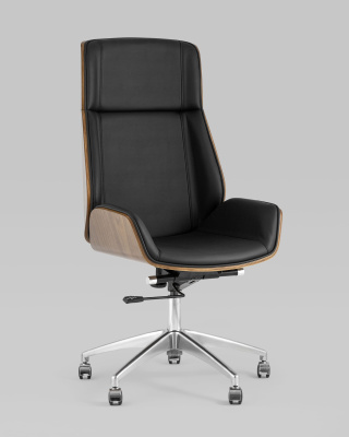 Кресло руководителя TopChairs Crown черное фото Кресло руководителя TopChairs Crown черное. Фото №3