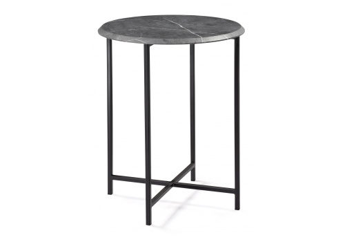 Журнальный стол Манеттия мрамор темно-серы. Фото №1