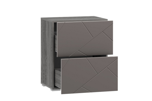 Тумба Summit НМ 011.87-02, Софт Графит, Ясень Анкор темный. Фото №2