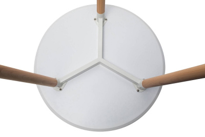 Стол Пиза 800*800*740 круглый Белый фото Стол Пиза 800*800*740 круглый Белый. Фото №2