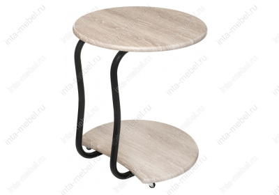 Журнальный стол Андромеда черный матовый / филадельфия грей фото Журнальный стол Андромеда черный матовый / филадельфия грей. Фото №2