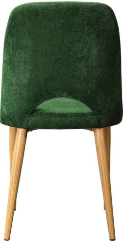 Стул Валенсия экокожа красная золотые ножки. Фото №6