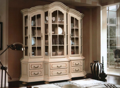 Шкаф для посуды Ноктюрн ГМ 5266 С (зеркало). Фото