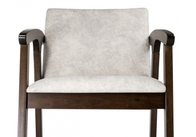 Стул деревянный Lono tobacco / light grey. Фото №4