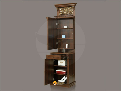 Обувница с зеркалом "Благо 5" (без декоров) Б5.11-17. Фото №2