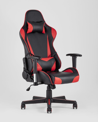 Кресло игровое TopChairs Racer черно-красное. Фото №3