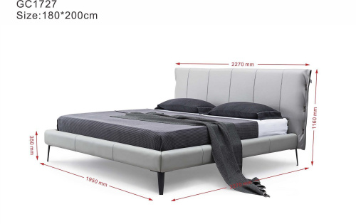 Кровать 1727 бежевая. Фото №12