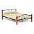 Кровать AT 822 + основание из деревянных ламелей (160 см x 200 см)