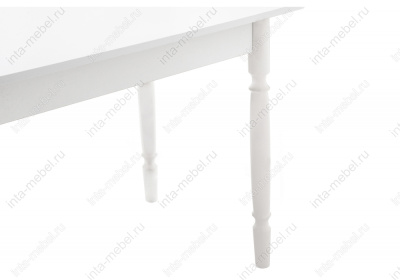 Стол деревянный Вуди белый глянец. Фото