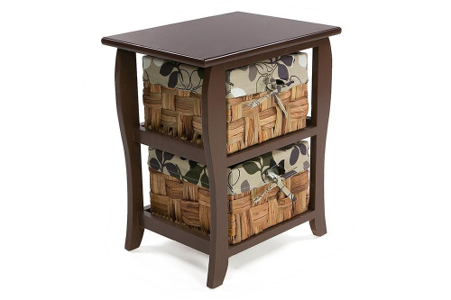 Тумба Secret De Maison Bel 2 (Бэль 2) PE-10 с 2-мя корзинами (Коричневый). Фото №1