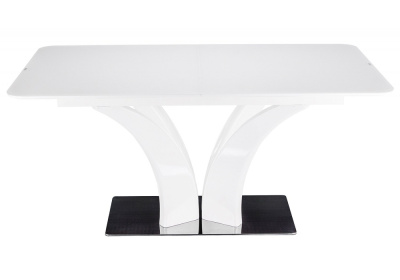 Стол стеклянный Horns 120 super white фото Стол стеклянный Horns 120 super white. Фото №3