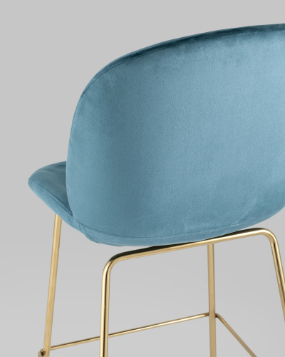 Стул барный Beetle со спинкой маренго. Фото №8