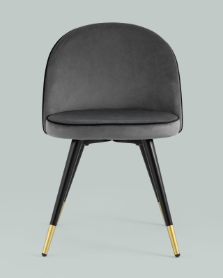 Стул Gabi LUX велюр серый. Фото