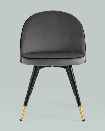 Стул Gabi LUX велюр серый. Фото №5